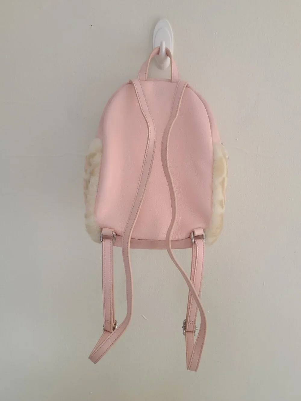 UGG Dannie II Mini Backpack Sheepskin Pink Opal Suede